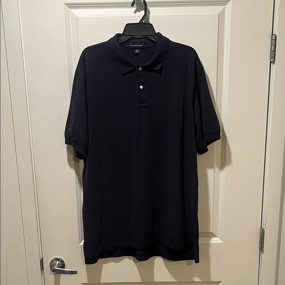 Lands' End Navy Polo Shirt - Picture 1 of 3